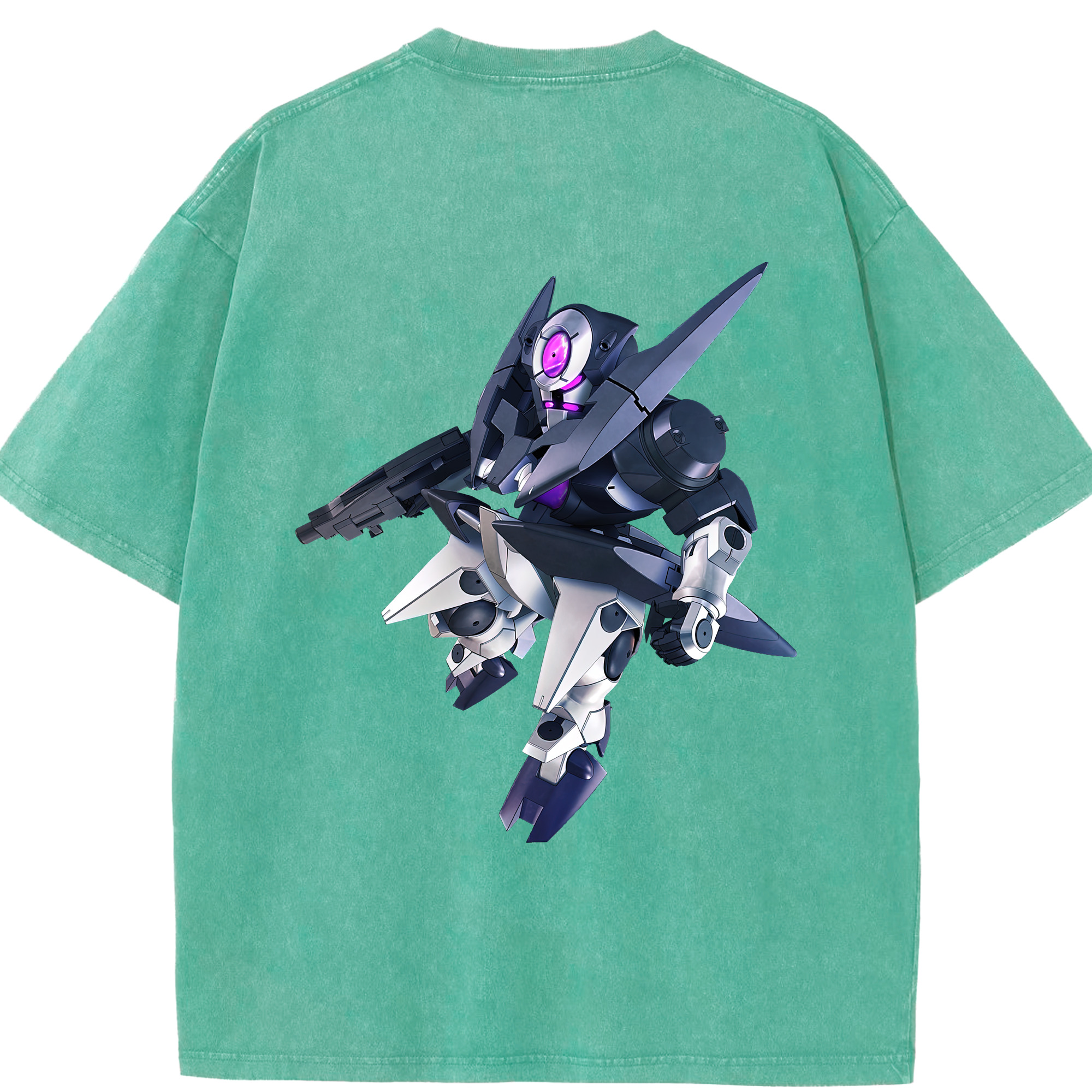（画像用） 機動戦士ガンダム Mobile Suit Gundam 綿100% ヴィンテージ風 半袖Tシャツ（背面プリント）